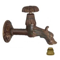 Cheroyvim Κάνουλα Ορειχάλκινη Ιταλίας 1/2'' Ροζέτα Φ72 00288