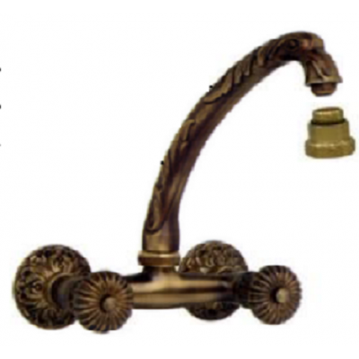 ΜΠΑΤΑΡΙΑ ΝΕΡΟΧΥΤΗ ΚΟΥΖΙΝΑΣ CHEROUVIM N.222 TOIXOY BRONZE - 00350