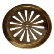 CHEROUVIM BRONZE ΣΧΑΡΑΚΙ ΣΤΡΟΓΓΥΛΟ Φ100 (04526)