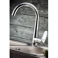 Pyramis Lorena Essential Μπαταρία Κουζίνας Πάγκου Ασημί 090926801