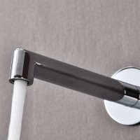 Orabella Terra Εκροή Μπαταρίας Εντοιχισμού Νιπτήρα Ασημί 10180