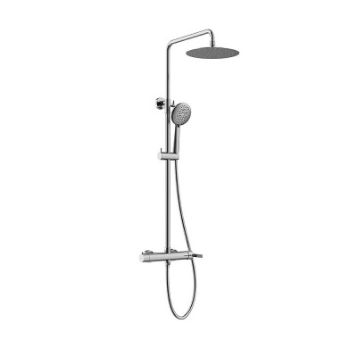 Orabella Elegance Ρυθμιζόμενη Στήλη Ντουζ με Μπαταρία 88-118cm Chrome 10244