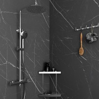 Orabella Elegance Ρυθμιζόμενη Στήλη Ντουζ με Μπαταρία 88-118cm Chrome 10244