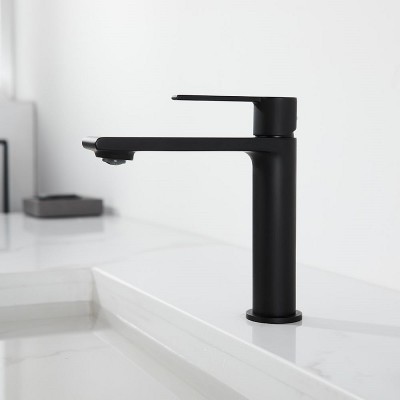 Orabella Elegance Αναμεικτική Μπαταρία Νιπτήρα Black Mat 10245