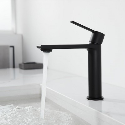 Orabella Elegance Αναμεικτική Μπαταρία Νιπτήρα Black Mat 10245
