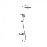 Orabella Aspen Ρυθμιζόμενη Στήλη Ντουζ με Μπαταρία 88-118cm Chrome 10432