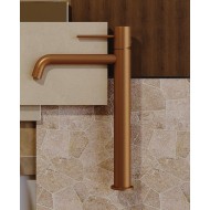 Orabella Preciosa Αναμεικτική Μπαταρία Νιπτήρα Ψηλή Brushed Rose Gold 10369
