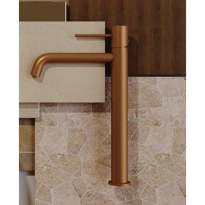 Orabella Preciosa Αναμεικτική Μπαταρία Νιπτήρα Ψηλή Brushed Rose Gold 10369