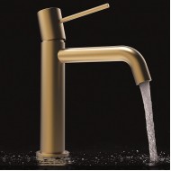Orabella Preciosa Αναμεικτική Μπαταρία Νιπτήρα Brushed Gold 10374