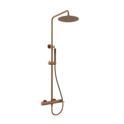 Orabella Preciosa Ρυθμιζόμενη Στήλη Ντουζ με Μπαταρία 88-118cm Brushed Rose Gold 10390