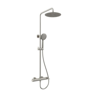 Orabella Preciosa Ρυθμιζόμενη Στήλη Ντουζ με Μπαταρία 88-118cm Brushed Nickel 10392