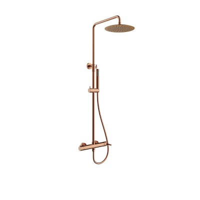 Orabella Marea Ρυθμιζόμενη Στήλη Ντουζ με Μπαταρία 88-118cm Brushed Rose Gold 10418