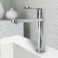 Orabella Aspen Αναμεικτική Μπαταρία Νιπτήρα Ασημί 10426