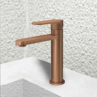 Orabella Aspen Αναμεικτική Μπαταρία Νιπτήρα Brushed Rose Gold 10440