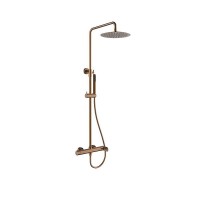 Orabella Aspen Ρυθμιζόμενη Στήλη Ντουζ με Μπαταρία 88-118cm Brushed Rose Gold 10446