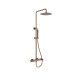 Orabella Aspen Ρυθμιζόμενη Στήλη Ντουζ με Μπαταρία 88-118cm Brushed Rose Gold 10446