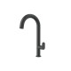 Orabella Oval Αναμεικτική Μπαταρία Νιπτήρα Ψηλή Black Matt 10462