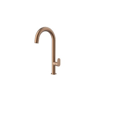 Orabella Oval Αναμεικτική Μπαταρία Νιπτήρα Brushed Rose Gold 10474