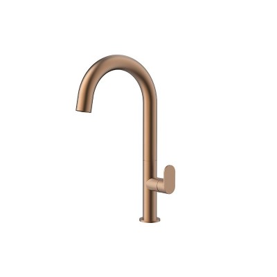 Orabella Oval Αναμεικτική Μπαταρία Νιπτήρα Ψηλή Brushed Rose Gold 10475