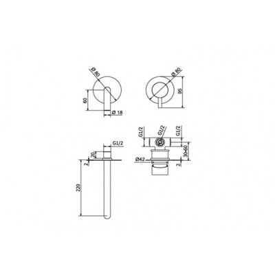 TEOREMA NEW JABIL - Μπαταρια Εντοιχισμού Νιπτήρα 1178380