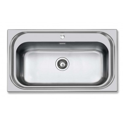 Foster 1000 1180150 Ένθετος Νεροχύτης Inox 86x50cm Ασημί