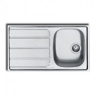 Foster 1000 1179561 Αριστερή Ποδιά Ένθετος Νεροχύτης Inox 79x50cm Ασημί