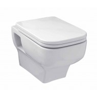 Huida Verona Λεκάνη Κρεμαστή με Κάλυμμα Soft Close Λευκή (17-1319)