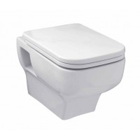 Huida Verona Λεκάνη Κρεμαστή με Κάλυμμα Soft Close Λευκή (17-1319)