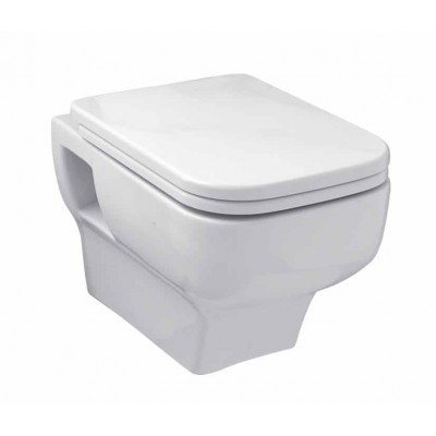 Huida Verona Λεκάνη Κρεμαστή με Κάλυμμα Soft Close Λευκή (17-1319)
