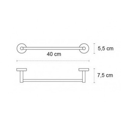 KARAG UNO NERO ΠΕΤΣΕΤΟΚΡΕΜΑΣΤΡΑ 40cm  - 124055