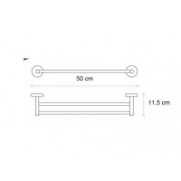KARAG UNO NERO ΠΕΤΣΕΤΟΚΡΕΜΑΣΤΡΑ 50cm  - 125255