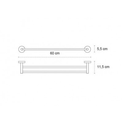 KARAG UNO NERO ΠΕΤΣΕΤΟΚΡΕΜΑΣΤΡΑ 60cm - 126255