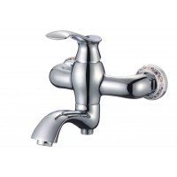 Gloria Venezia 13-3057 Ρετρό Αναμεικτική Μπαταρία Μπανιέρας Ασημί (13-3057)