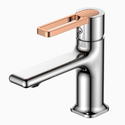 Gloria 13-4056 Αναμεικτική Μπαταρία Νιπτήρα Ροζ Χρυσή (13-4056)