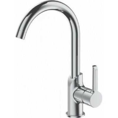 Gloria Silueta Alta Αναμεικτική Μπαταρία Νιπτήρα Chrome (13-6034)