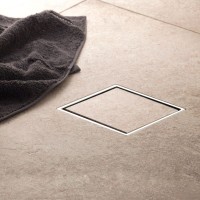 Karag Ανοξείδωτο Σιφώνι Δαπέδου Confluo Ceramic 1 Dry 10x10
