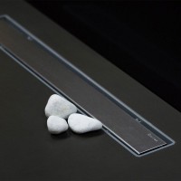 Karag Ανοξείδωτο Σιφώνι Δαπέδου Ντουζιέρας Primo Compact Line 450 Blister Black Matt
