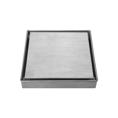 Orabella Σιφώνι Δαπέδου Square Brushed Nickel 15217