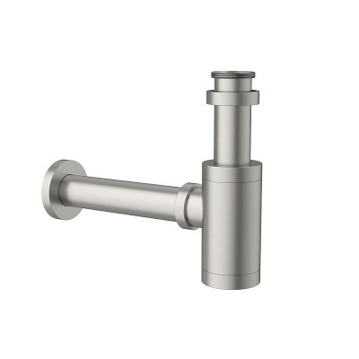 Orabella Ορειχάλκινο Σιφόνι Νιπτήρα Brushed Nickel 15229