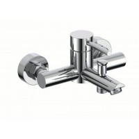 Gloria Gini Chrome  Αναμεικτική Μπαταρία Μπανιέρας Πλήρες Σετ  (18-0903)