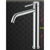 Gloria Gini Chrome  ST/ST Αναμεικτική Μπαταρία Νιπτήρα Ψηλή (18-1010)