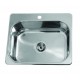 Gloria Pago Ένθετος Νεροχύτης Inox 43x54.5cm Ασημί (18-1114)