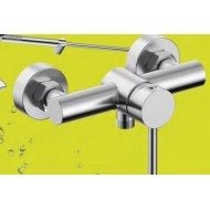 Gloria Gini Chrome  Αναμεικτική Μπαταρία Ντουζιέρας Πλήρες Σετ  (18-9032)