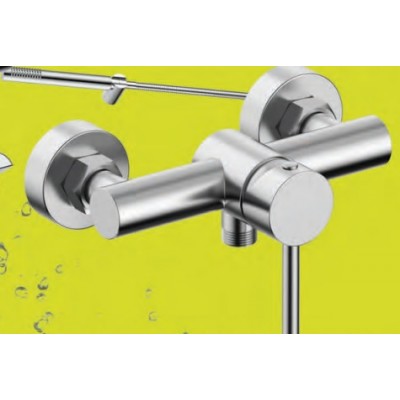Gloria Gini Chrome  Αναμεικτική Μπαταρία Ντουζιέρας Πλήρες Σετ  (18-9032)
