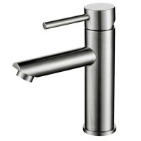 Gloria Satina Αναμεικτική Μπαταρία Νιπτήρα Inox Ασημί (20-3121)