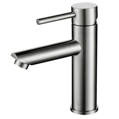 Gloria Satina Αναμεικτική Μπαταρία Νιπτήρα Inox Ασημί (20-3121)