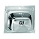 Gloria Bar Ένθετος Νεροχύτης Inox 48x48cm Ασημί (20-6110)