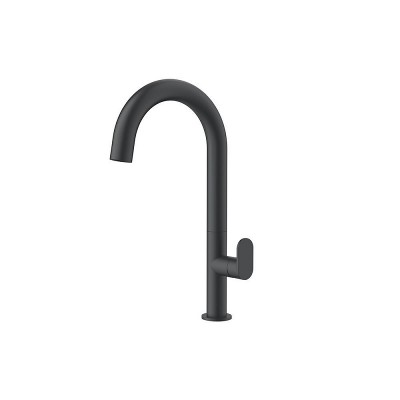 Orabella Oval Ψηλή Μπαταρία Κουζίνας Πάγκου Black Mat 20132