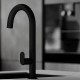 Orabella Oval Ψηλή Μπαταρία Κουζίνας Πάγκου Black Mat 20132