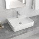 Karag LT2173-S Επικαθήμενος Νιπτήρας Πορσελάνης 50x42cm Λευκός